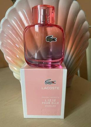 Lacoste eau de l.12.12 pour elle sparkling 90 ml5 фото