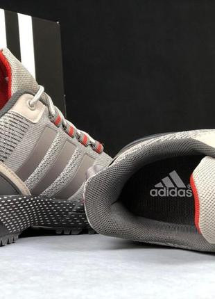 Мужские кроссовки adidas marathon t бежевые2 фото
