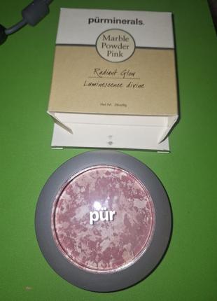 Румяна pür minerals' marble mineral powder in pink3 фото