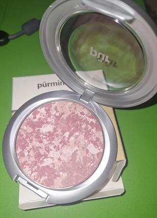 Румяна pür minerals' marble mineral powder in pink4 фото