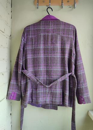 Невероятный шерстяной жакет от британского бренда tayberry шерсть винтаж пиджак плащ полупальто6 фото