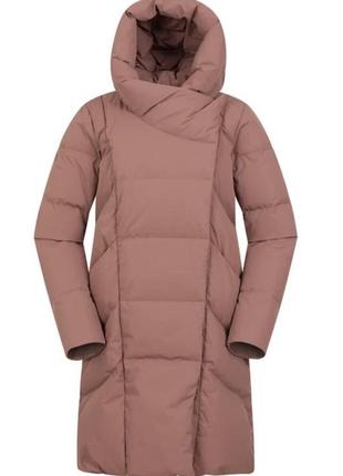 Женский пуховик mountain warehouse cosy system ii extreme rds цвет тан в размере 12 (м), 14 (м-л)1 фото