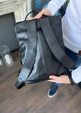 Premium рюкзак roden, рюкзак черный, черный рюкзак кожаный2 фото