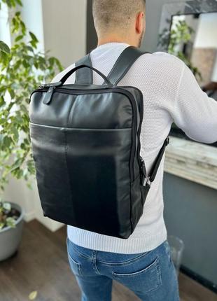 Premium рюкзак roden, рюкзак черный, черный рюкзак кожаный4 фото