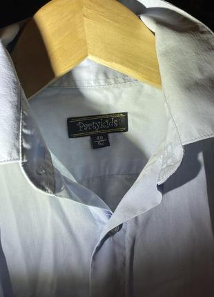Рубашки классические на мальчика набор классическая zara белая рубашка синяя голубая брендовая новая комплект8 фото