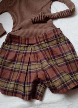 Шерстяная юбка -шорты2 фото