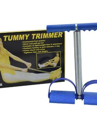 Домашний тренажер с пружиной для мышц груди, пресса, рук и ног tummy trimmer фитнес упражнения дома8 фото