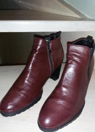 Кожаные ботиночки jenny(немежность) размер 42 (28 см)4 фото