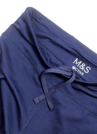 Лосины женские леггинсы синие с высокой посадкой от бренда ms collection active s m3 фото