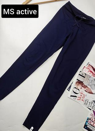 Лосини жіночі легінси сині з високою посадкою від бренду ms collection active s m