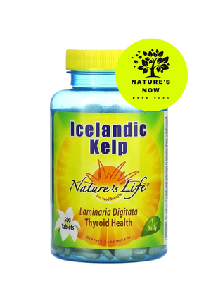 Nature ́s life йод із бурих водоростей kelp — 500 таблеток1 фото