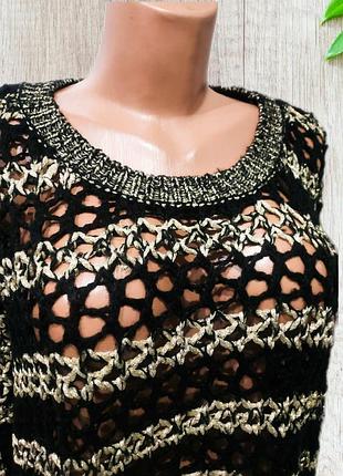 Потрясающий свитер oversize сетчатой вязки модного американского бренда disponíveis guess5 фото