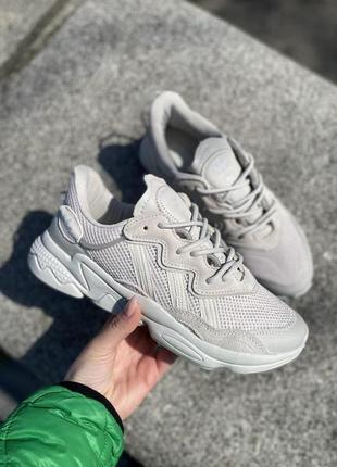 Чоловічі кросівки adidas Stripes ozweego adiprene pride beige v2