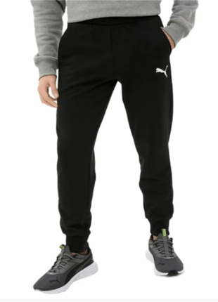 Спортивные мужские брюки деми с манжетами, большой размер (56-64), трикотаж двунитка 3 цвета  4008об1 фото