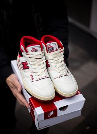 Мужские кроссовки    new balance 650 white red
