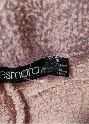 Новые махровые домашние лосины леггинсы розовые длинные l (44/46)-xl/2xl esmara4 фото