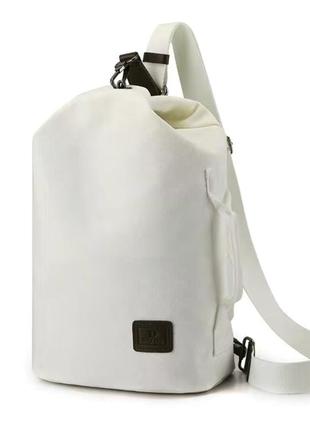 Універсальна сумка-рюкзак fourone на одне плече в стилі ретро, зносостійкий, із захистом від подряпин, білий