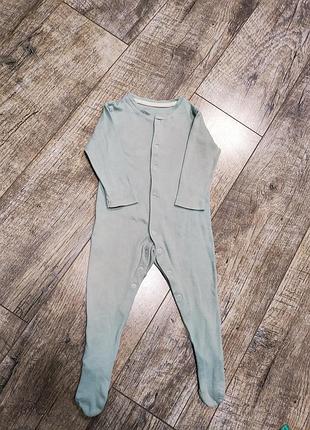 Человечек, слип хлопковый, primark, р. 3-6мес., 62-68, длинна 58см