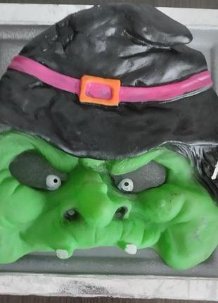 Маска карнавальная баба яга