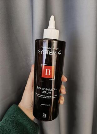 Біо ботанічна сироватка для росту волосся sim sensitive system 4 bio botanical serum 500ml