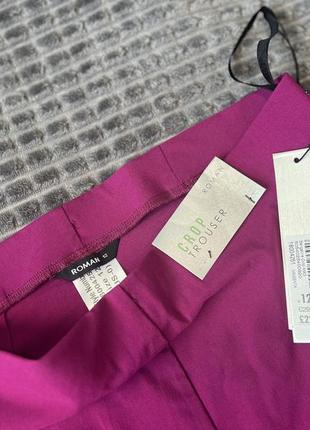 Новые пурпурные розовые фуксия укороченные стрейч-брюки брюки лосины бриджи капри roman6 фото