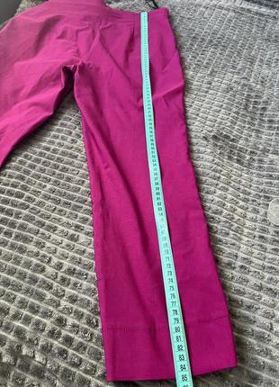Новые пурпурные розовые фуксия укороченные стрейч-брюки брюки лосины бриджи капри roman9 фото