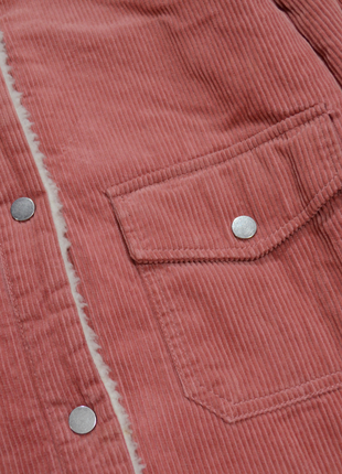Next шерпа свободветовая куртка женская xs розовая бомбер джинсовка утепленная на овчине6 фото