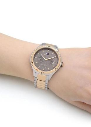 Tommy hilfiger жіночий спортивний годинник із двоколірним браслетом tw001620-270 оригінал5 фото