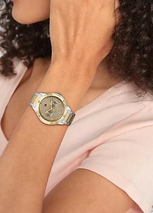 Tommy hilfiger жіночий спортивний годинник із двоколірним браслетом tw001620-270 оригінал6 фото