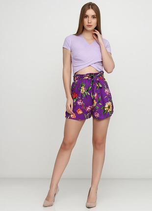 Шорты шортики с высокой посадкой bershka