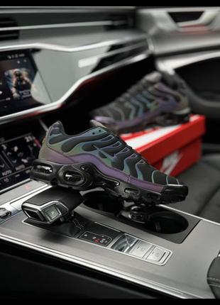 Nike air max plus black chameleon2 фото