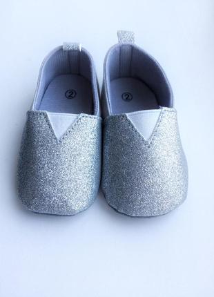 Мокасини ошатні, еспадрільї для малюка, пінетки на ніжку 11,5 см, 6-12 міс