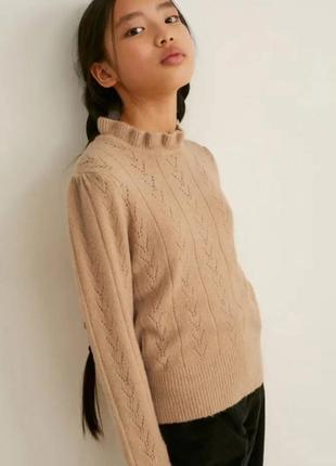 C&amp;a нежный свитер перфорация для девочки,1 фото