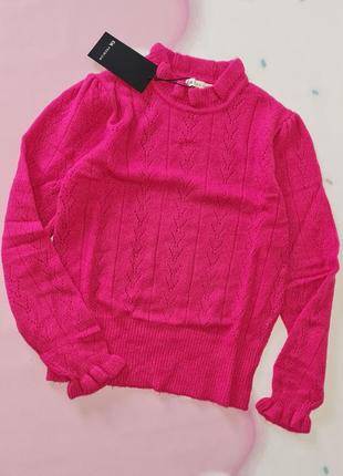 C&amp;a нежный свитер перфорация для девочки,6 фото