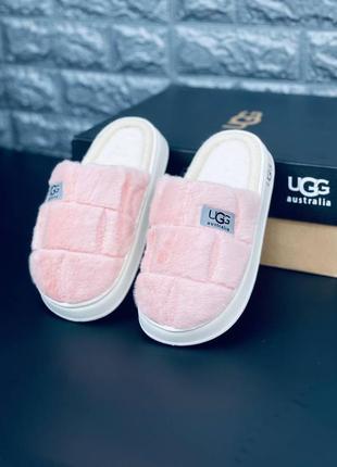 Женские комнатные тапочки ugg australia розовые тапочки2 фото