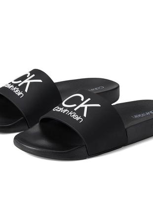 Новые шлепанцы calvin klein (ck slide sandal)с америки 12us,11us,10us,9us