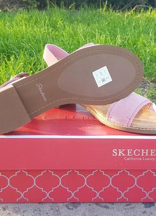 Босоножки skechers petaluma - alberello оригинал. натуральная замша.7 фото