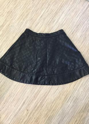 Кожаная юбка