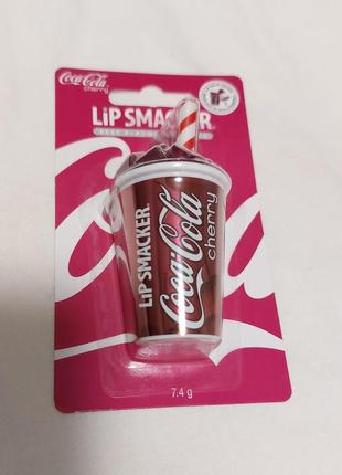 Бальзам для губ lip smacker coca-cola balm cherry1 фото