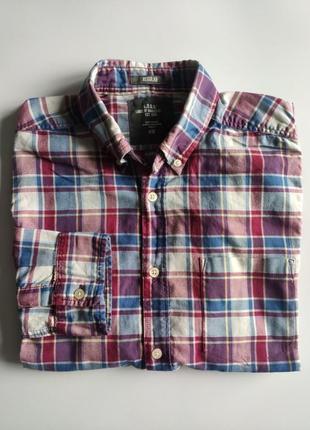 Рубашка logg (h&m) , клетка , р. m
