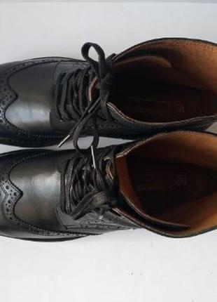 Мужские класические ботинки броги kensington7 фото