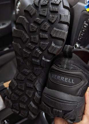 Мужские кроссовки merrell ice cap moc termo черные (термо) кеды зимние осенние водонепроницаемые ботинки низкие евро зима сапоги черные2 фото