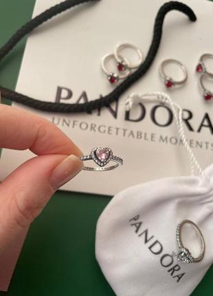 Каблучка перстень кільце колечко кольцо срібло пандора pandora silver s925 ale4 фото