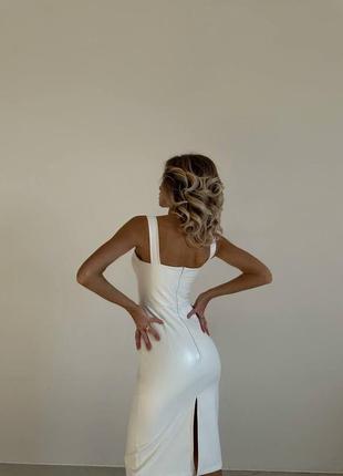 Сукня з еко-шкіри7 фото
