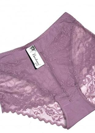 Трусы женские beisdanna, хлопок с кружевом, 50 52 54