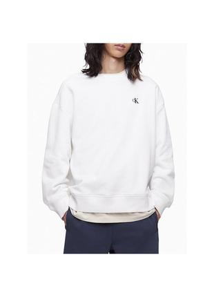 Кофта calvin klein світшот (ck white sweatshirt over) з америкки l