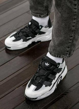 Кроссовки adidas niteball white\black4 фото