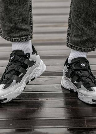 Кроссовки adidas niteball white\black8 фото