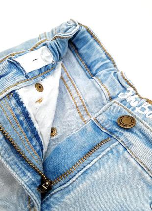 Голубые джинсовые шорты для девочки john baner короткие3 фото