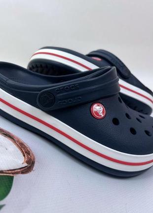 Детские кроксы сабо crocs crocband kids лидер продаж4 фото